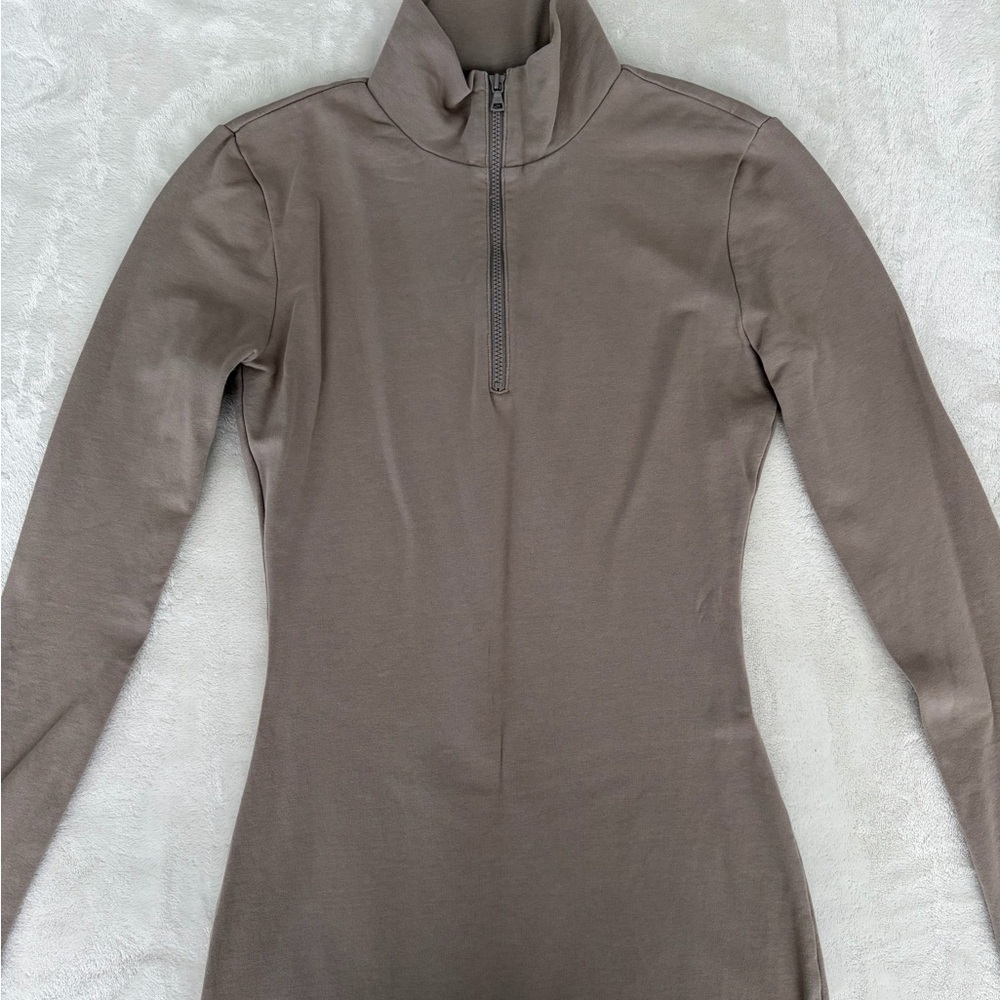 TNA Half Zip Dress